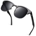 GQUEEN GQO6 Retro Semi-Rimless